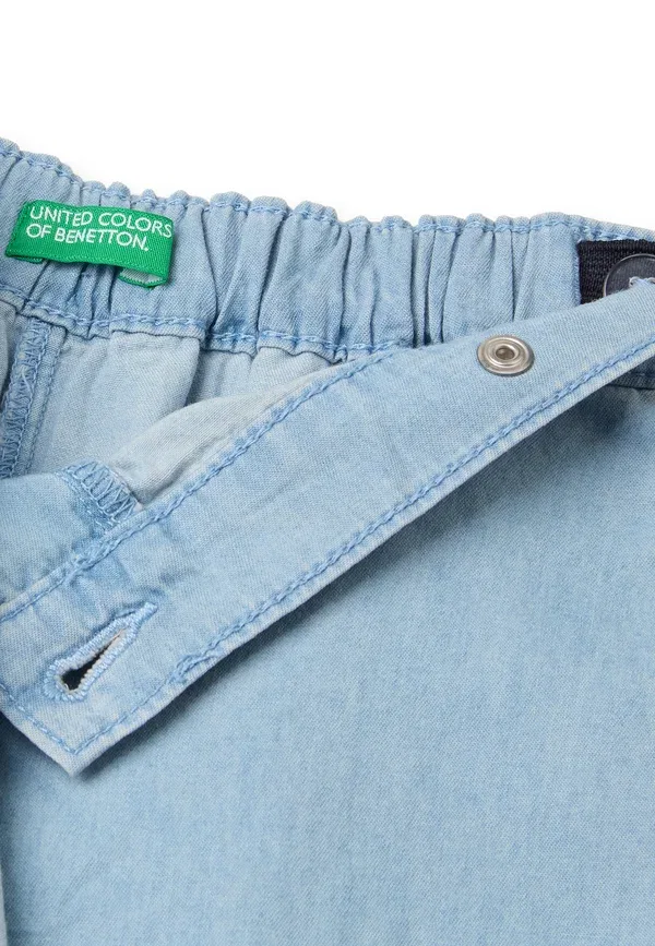 Юбка-брюки Chambray, United Colors Of Benetton, синий — фото 3