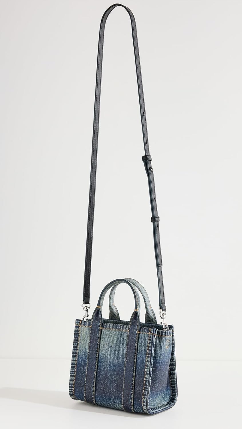 

Сумка-тоут Marc Jacobs Women's The Denim Printed Leather Crossbody