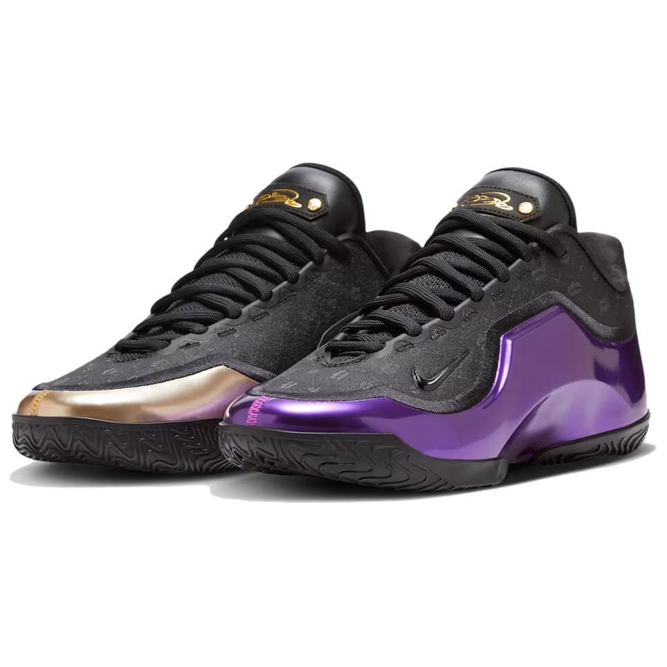 

Кроссовки баскетбольные Lebron 23 Support Grip Carbon Plate мужские Asian Version Nike, черный/металлик золотой/ярко-фиолетовый