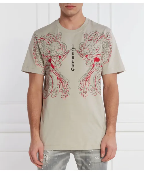 

Футболка Regular fit Iceberg, бежевый