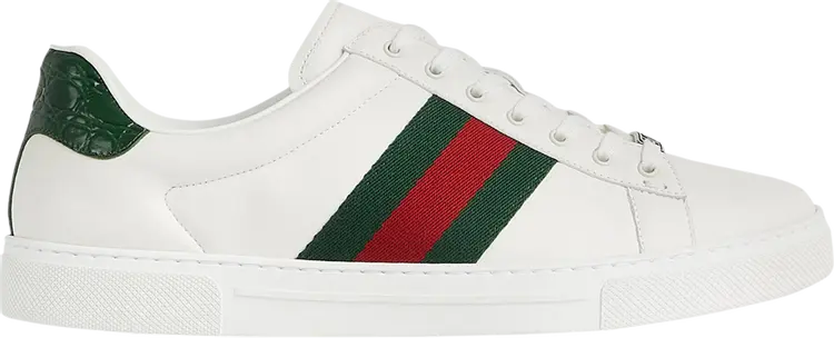 

Кроссовки Gucci Ace 'White Green Red', белый