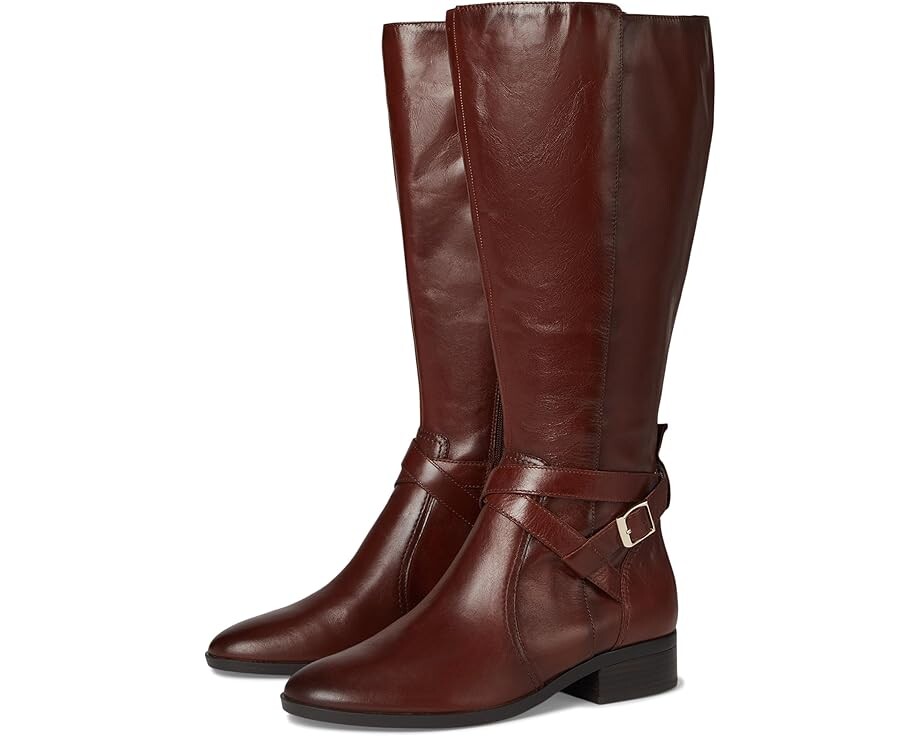 

Ботинки Naturalizer Rena2 Extra Wide Calf Boots, цвет Deep Saddle Brown Leather