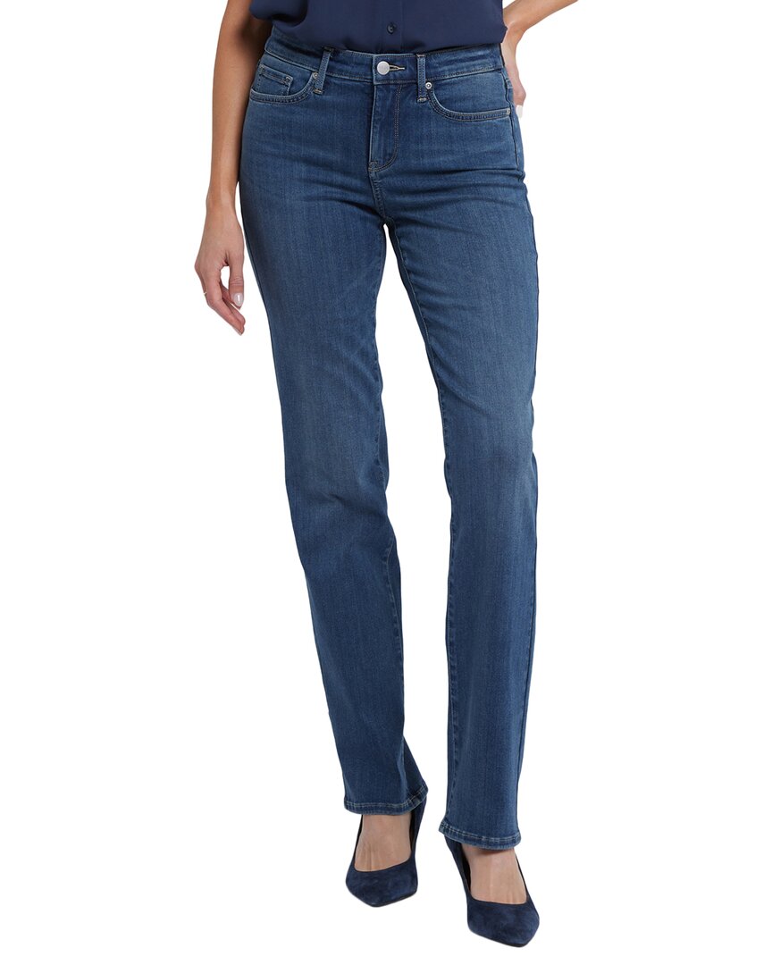 

NYDJ Petite Marilyn Valencia Surf Прямые джинсы, синий