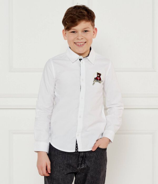 

Рубашка Regular fit Guess, белый