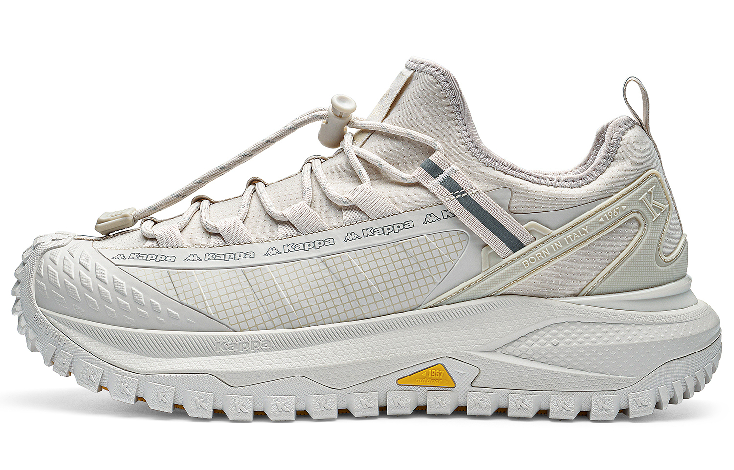 

Скользостойкие и износостойкие кроссовки мужские Malt Beige Brown Kappa