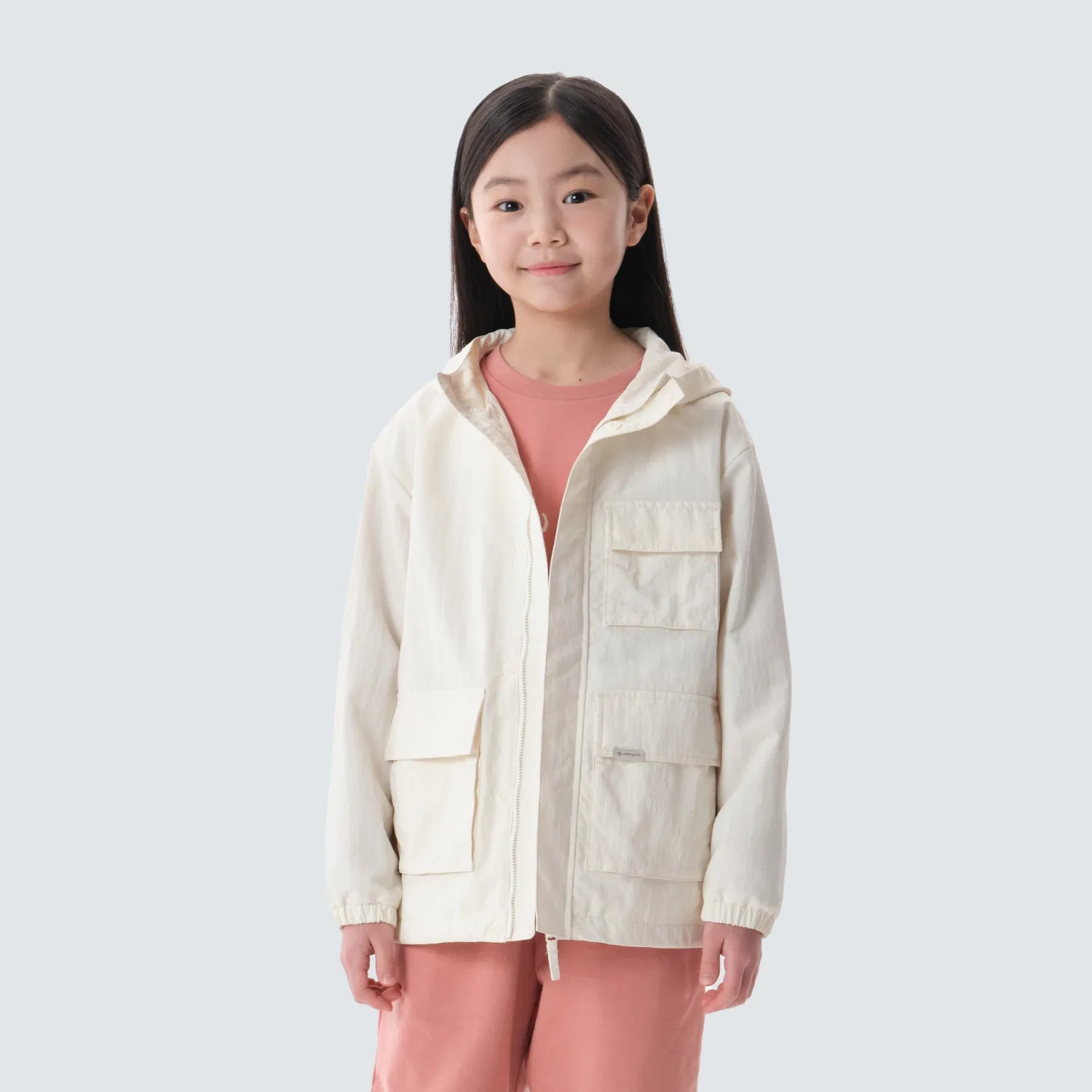 Детская ветровка Snowpeak Apparel Kids Campfield, цвет сливочного масла