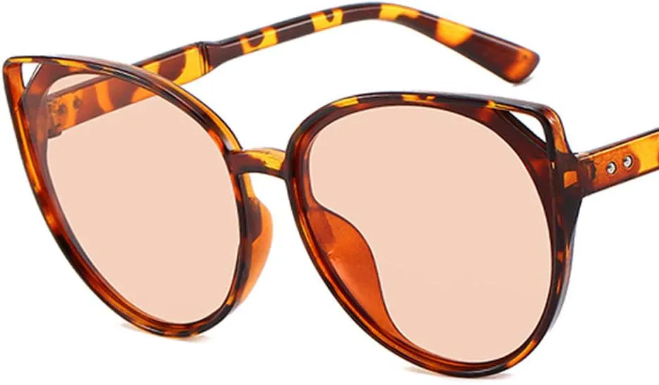 

Солнцезащитные очки Shiratori для женщин, ретро, ​​ярко-черные, серые, для отдыха, овальные, неполяризованные, с защитой от УФ-излучения UV400, Leopard Brown