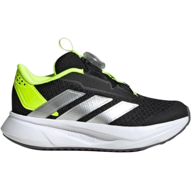 Adidas Кроссовки детские DURAMO SL 2.0 с противоскользящей подошвой, износостойкие, черные, желтые — фото 2