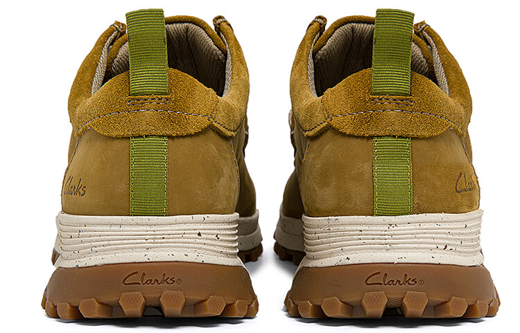 Мужские повседневные мужские низкие желтые Clarks — фото 3
