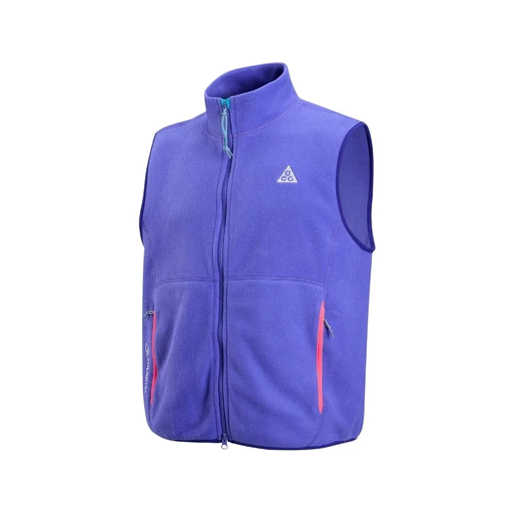 Nike ACG Vests Men's 510 Persian Purple/Cactus Green/Transparent Pink/Mountain White Stand Collar Moderate