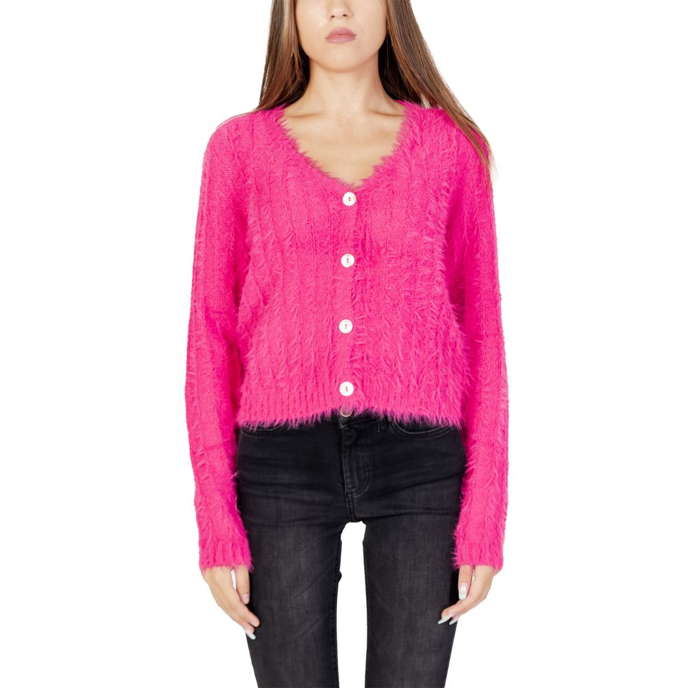 

Розовый нейлоновый кардиган Vero Moda