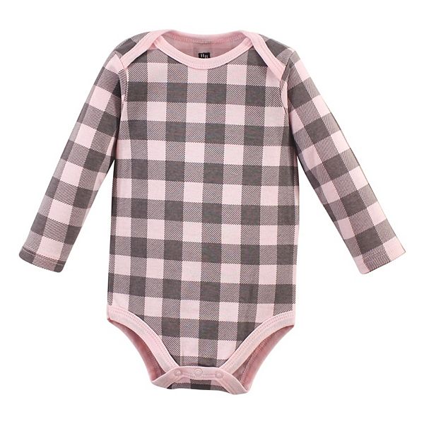 Боди с длинным рукавом для девочки, детское, с медвежонком Hudson Baby — фото 4