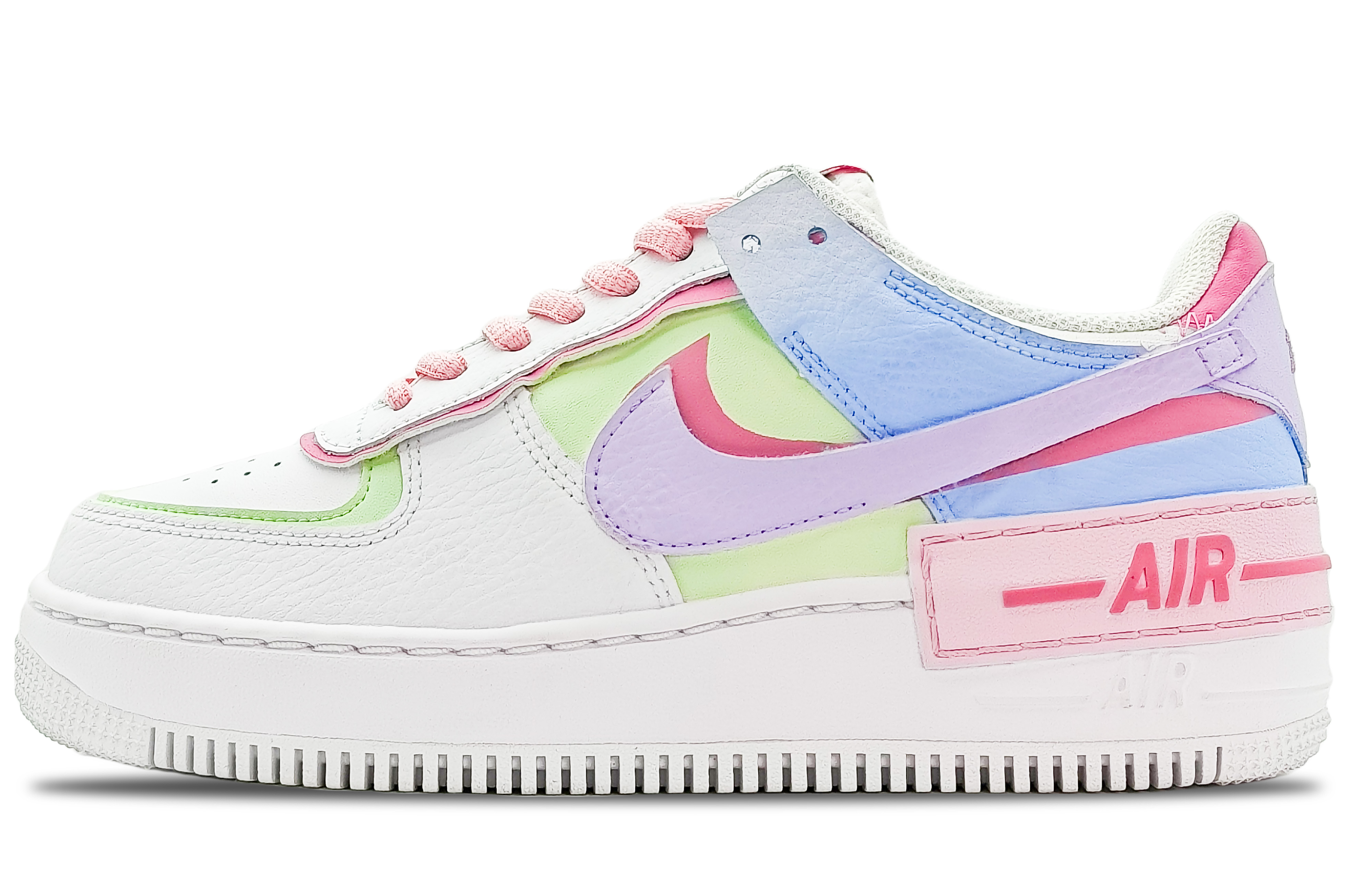 

Кроссовки Nike Air Force 1 Skateboard Shoes Women's Low-Top Blue/Light Purple