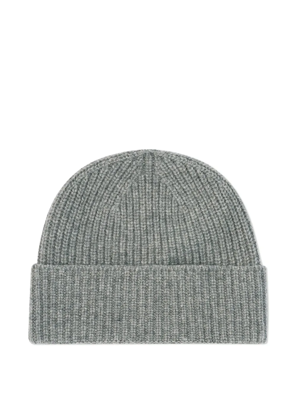 

Кашемировая шапка бини в рубчик Eric Bompard, серый