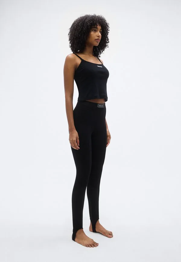 Леггинсы чулки Versace, Black — фото 4