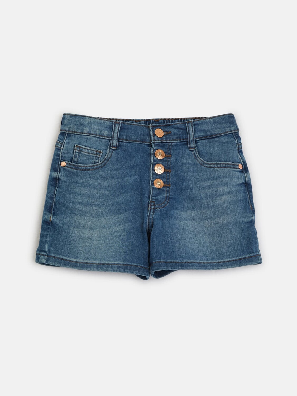 

Миланские шорты со стразами (7-14) Guess Factory, цвет Middle Water Girly Wash