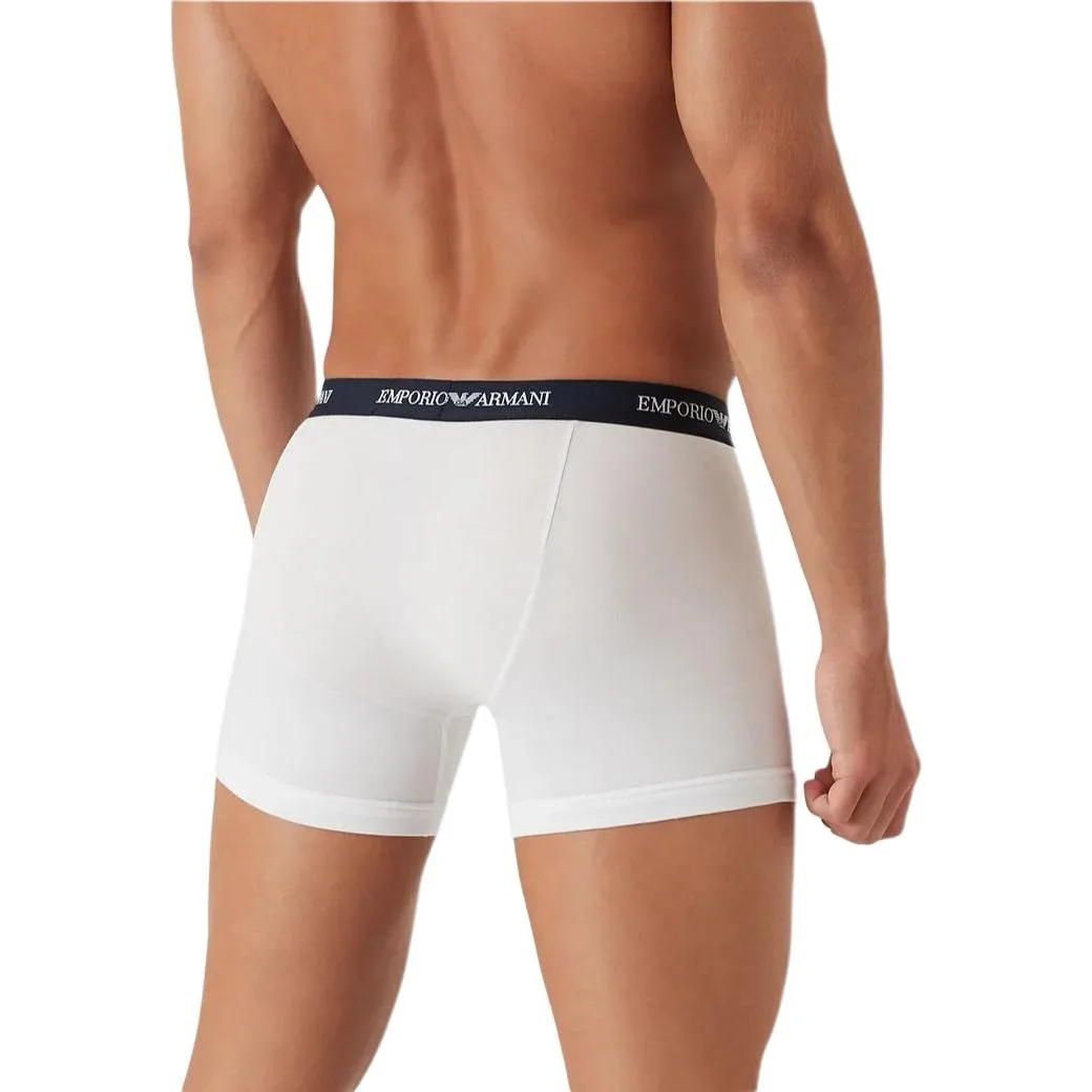 Трусы мужские 2 Pack EMPORIO ARMANI, 2 pack (белый+черный) — фото 4