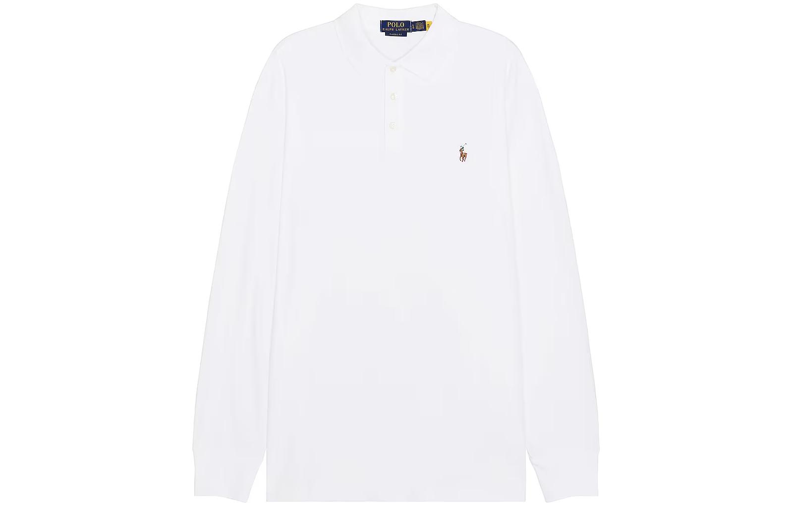 

Белая мужская поло Polo Ralph Lauren