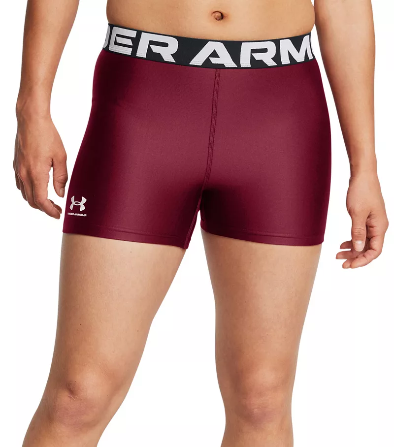 

Женские укороченные шорты Under Armour HeatGear 3 дюйма, цвет Cardinal