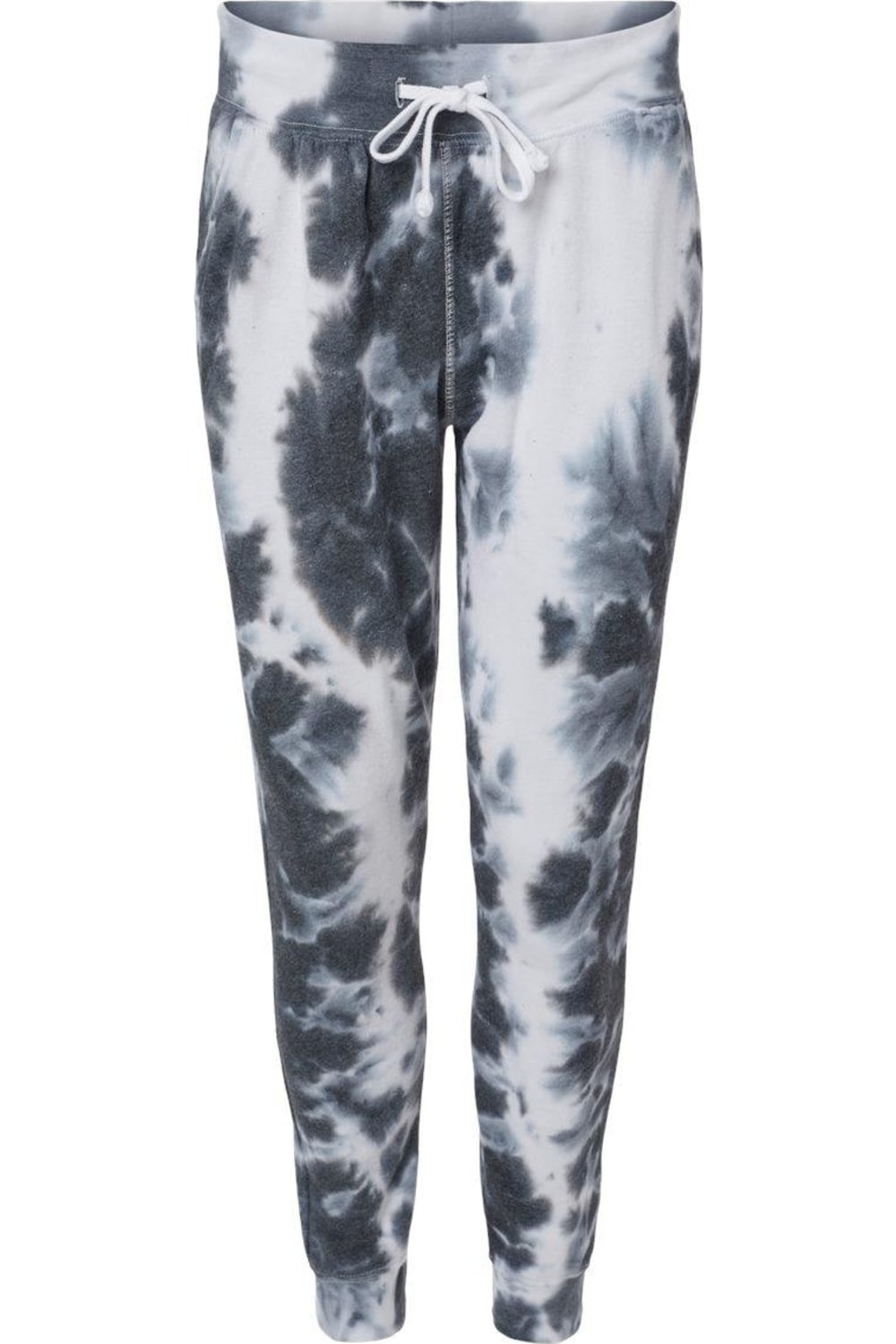 

Джоггеры из флиса с узором «тай-дай» J. America, цвет black tie dye