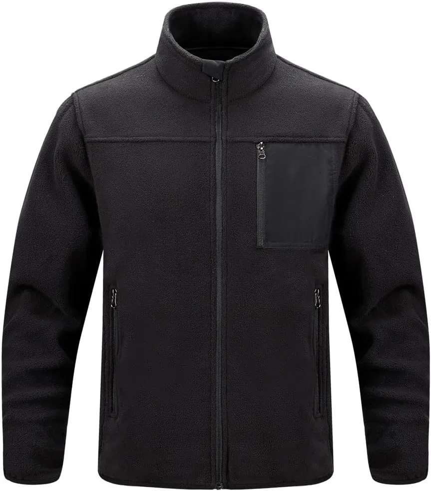 Куртка флисовая мужская тактическая, Black