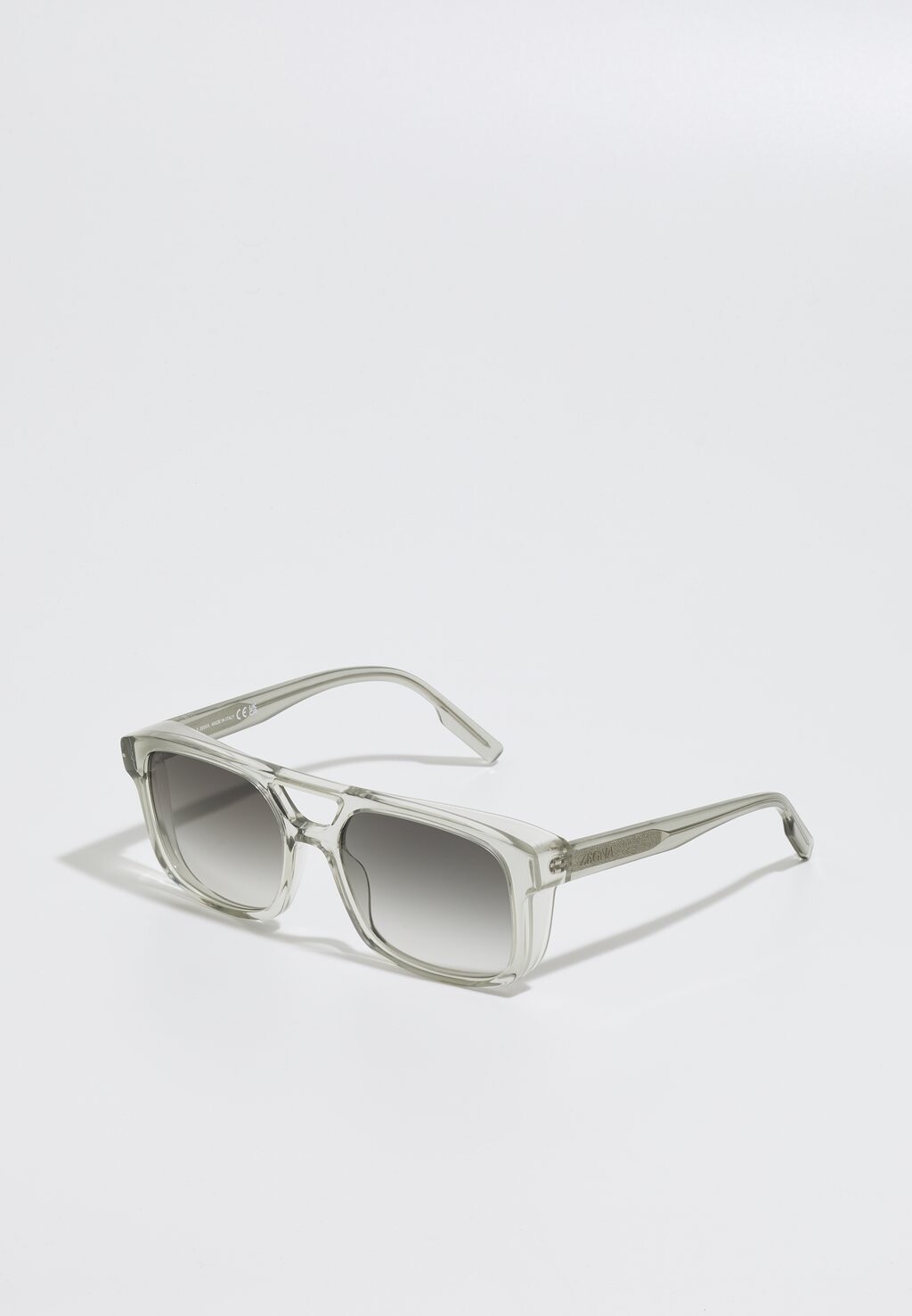 

Солнцезащитные очки ZEGNA, цвет grey/transparent