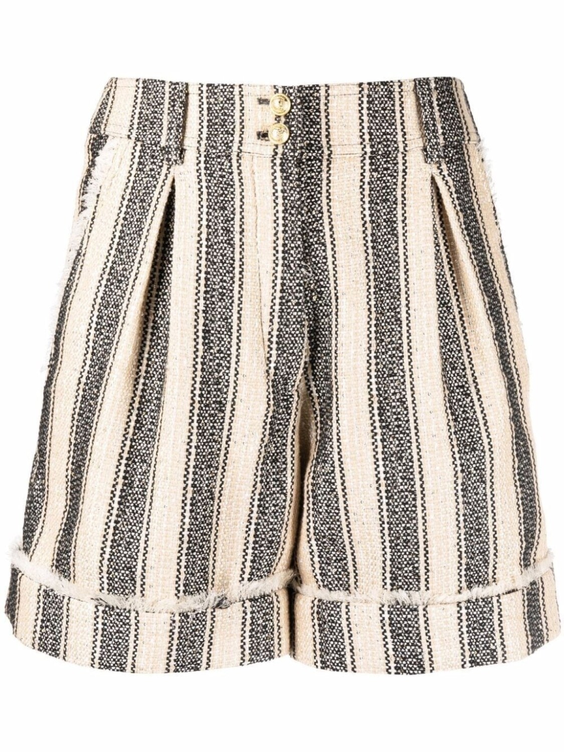 

Balmain шорты в полоску, нейтральный цвет