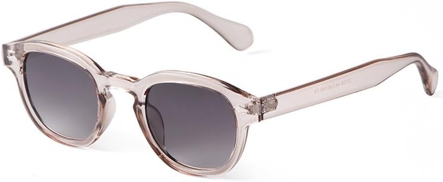 

Винтажные модные солнцезащитные очки в форме ракушки, круглые, женские и мужские, ретро, ​​с заклепками, желто-синие линзы, прямоугольные солнцезащитные очки для женщин GHVWYX, C10