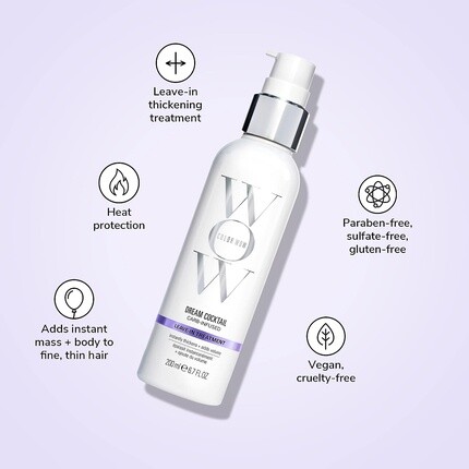 Carb Cocktail Bionic Tonic 200 мл - несмываемое средство для утолщения с термозащитой, Color Wow — фото 2