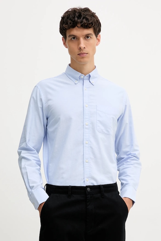 

Хлопковая рубашка United Colors Of Benetton, синий