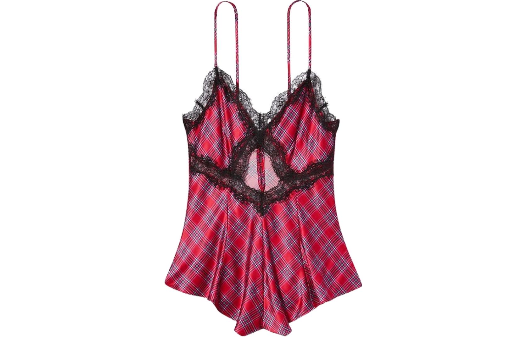 

Victoria's Secret Ночная рубашка женская в красную клетку