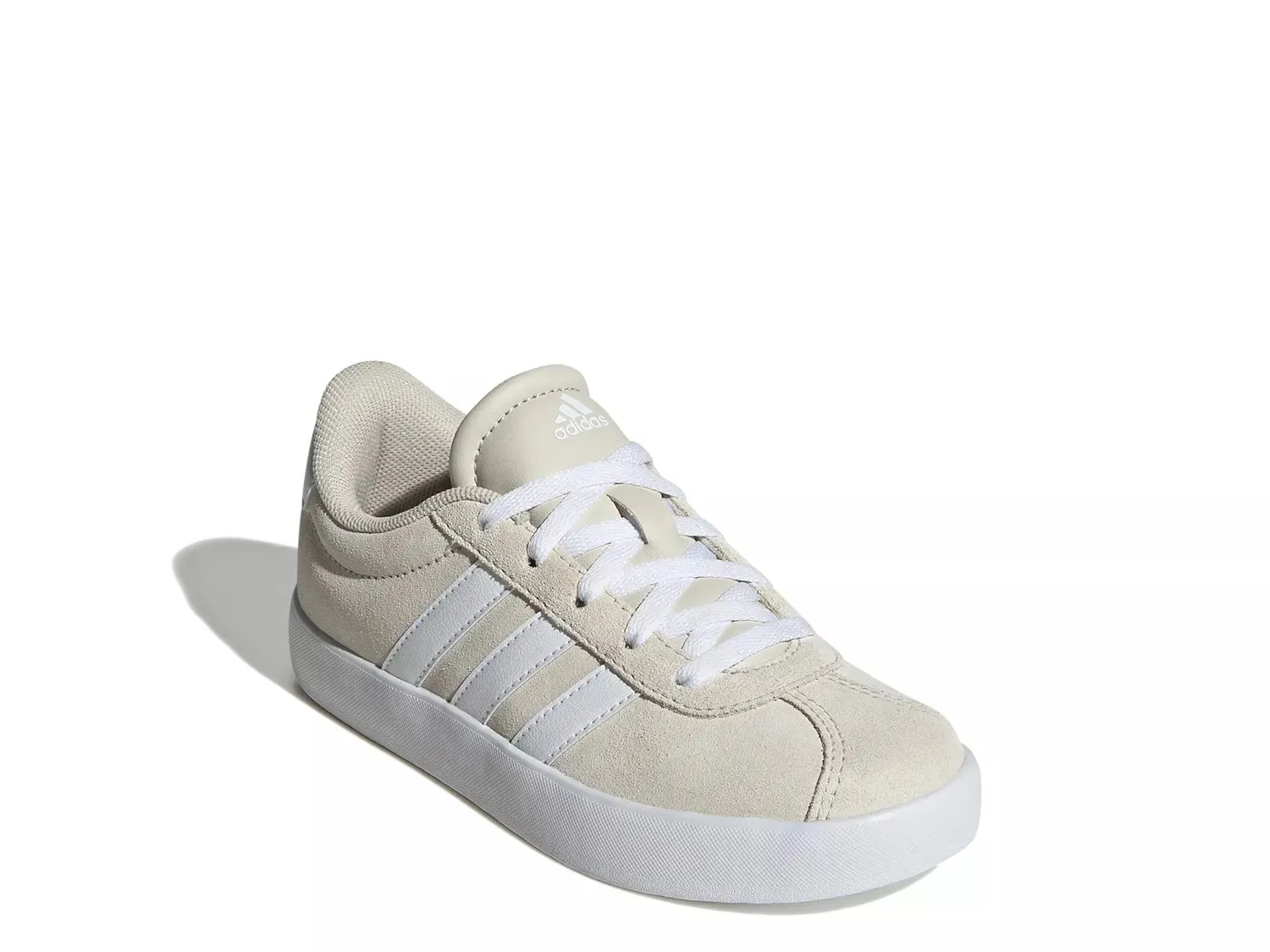 

Кроссовки Adidas VL Court 3.0 — детские, кремово-белые
