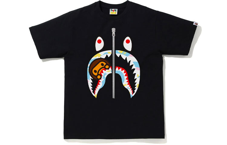 

Футболка Shark Series для мужчин A Bathing Ape, зеленый