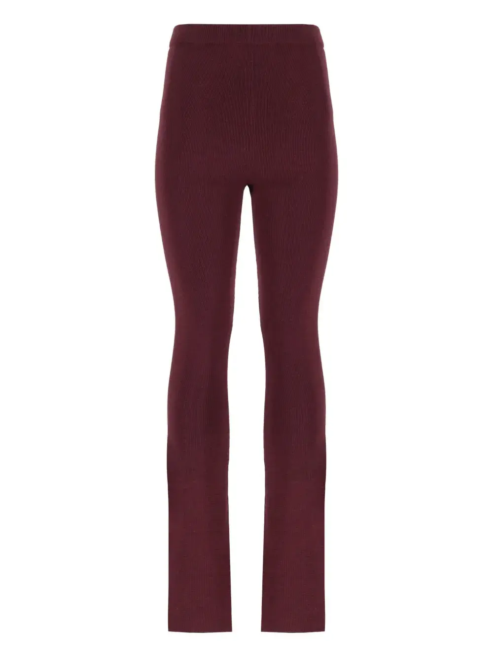 

Расклешенные брюки в рубчик Laneus, красный