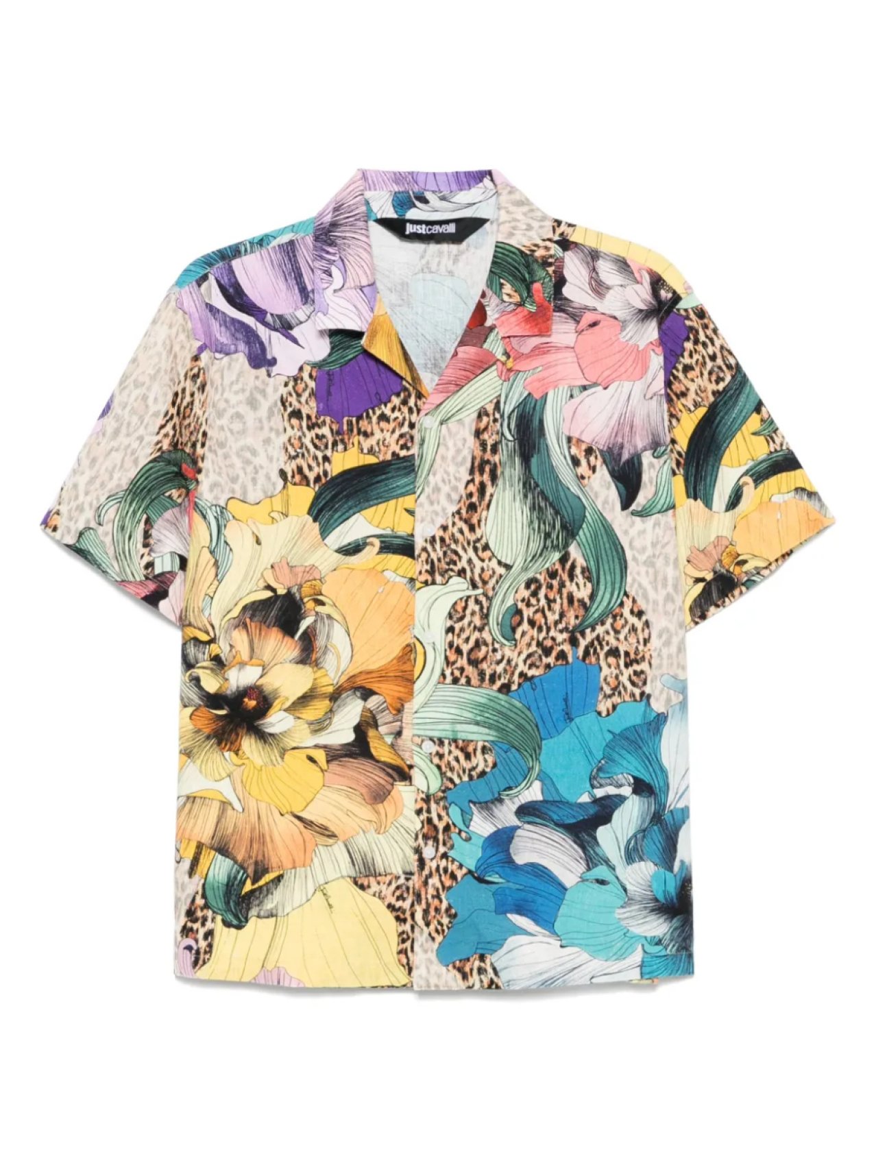 

Рубашка с узором Just Cavalli, желтый