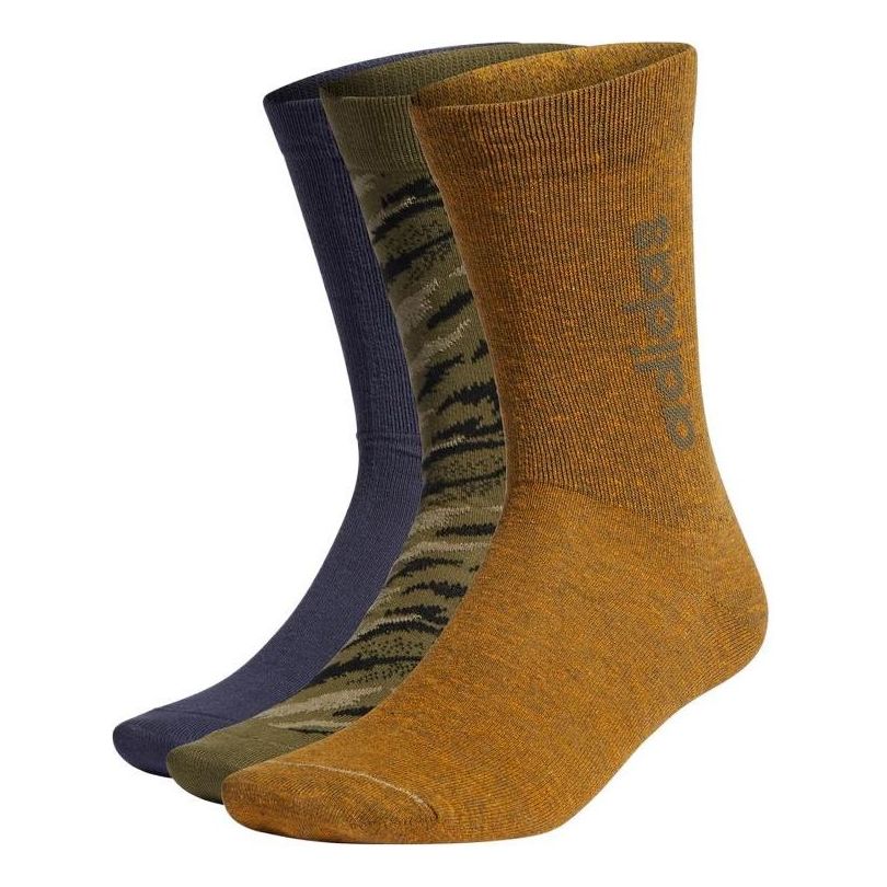 

Носки adidas neo Casual Sports Socks Unisex 3 Pairs Blue / Green / Brown, синий