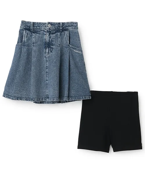 Детская юбка с таксами и контактным охлаждением Pom Ponette Junior off-white — фото 3