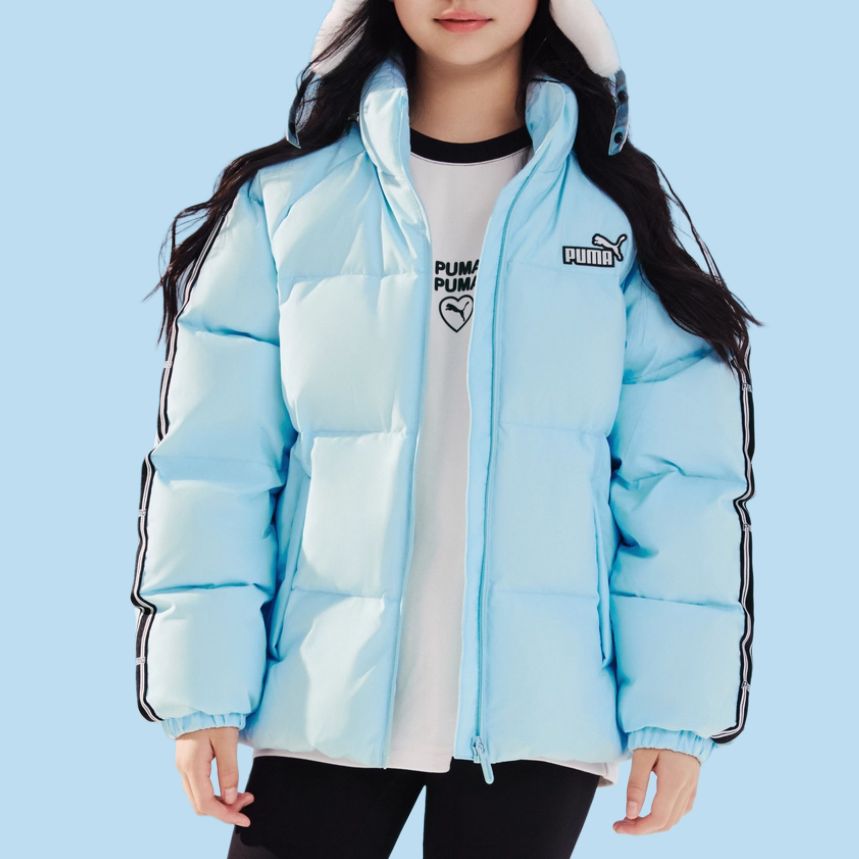 Пуховик Sportstyle Series Kids' PUMA, розовый — фото 2