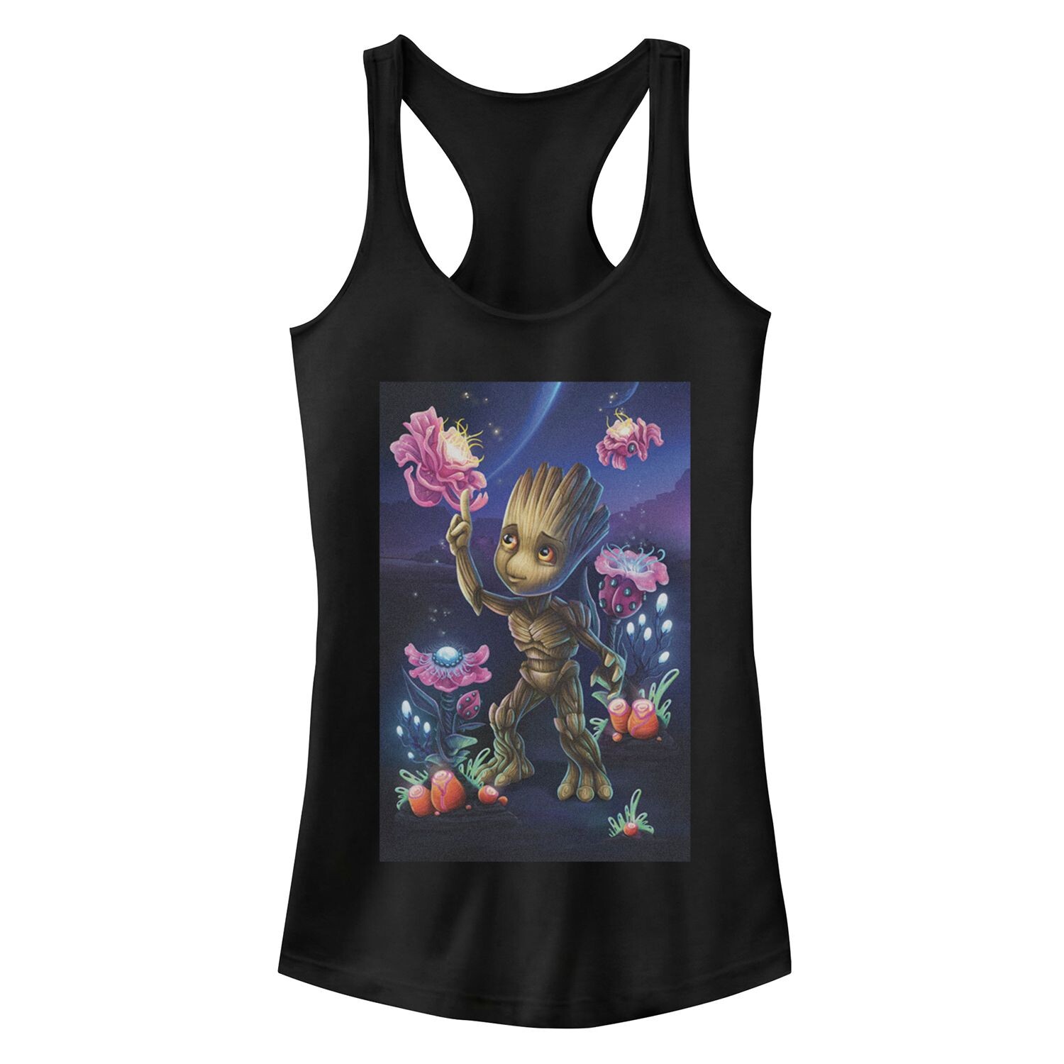 

Детская майка-майка Marvel Guardians Of The Galaxy Groot Space Plants Racerback Licensed Character