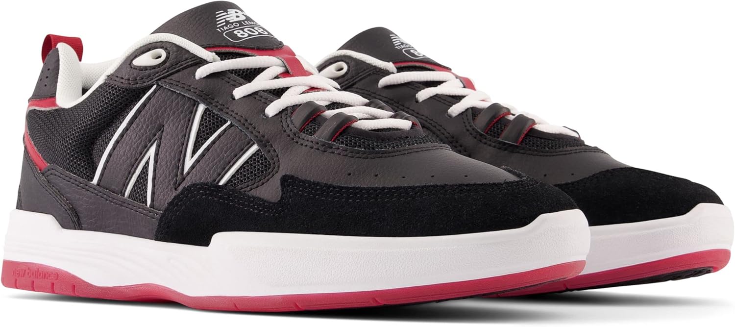Мужские кроссовки New Balance 808 Tiago Lemos, черный/красный — фото 4