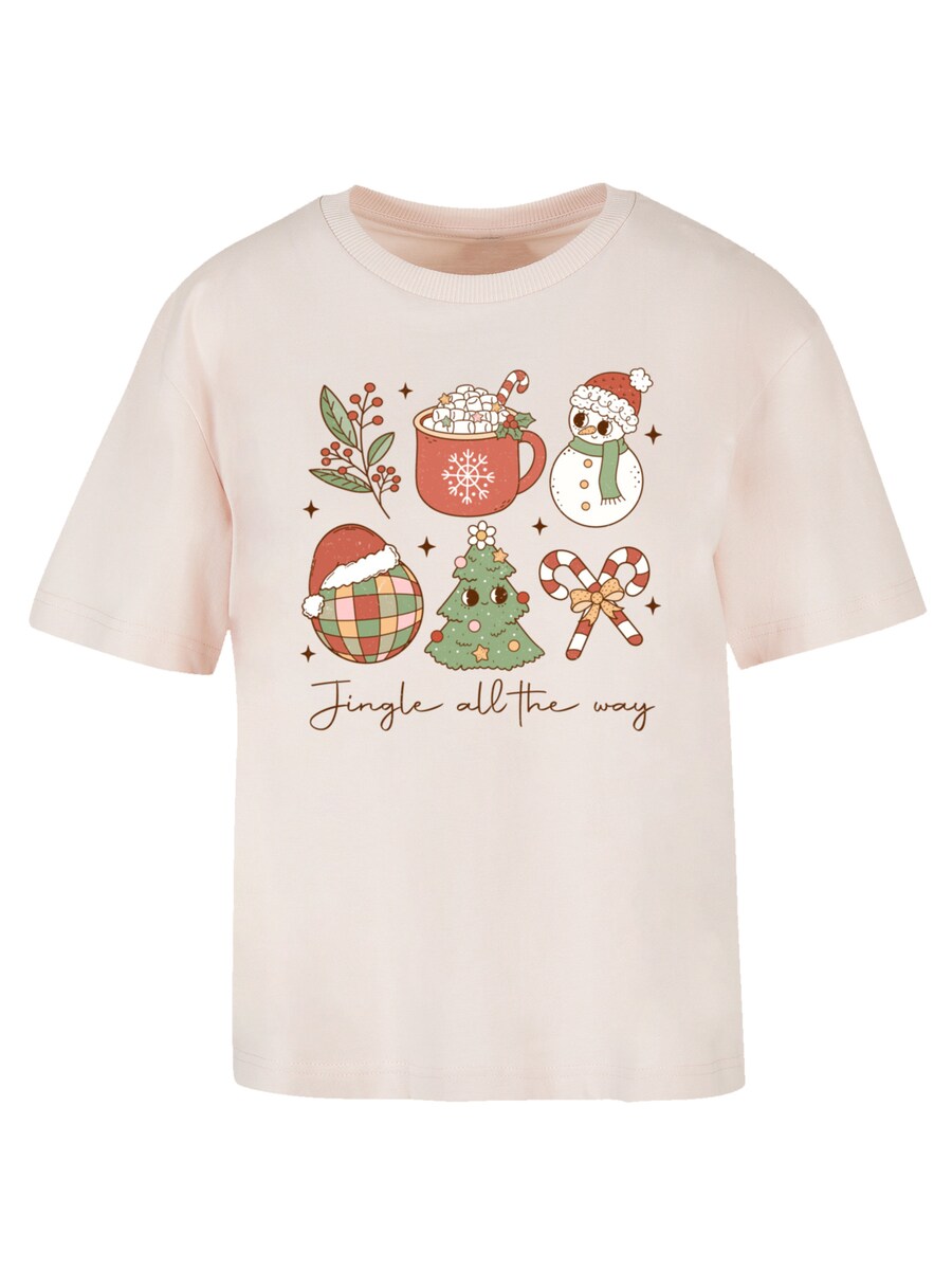 

Футболка F4NT4STIC Jingle All The Way Christmas Groove, Beige