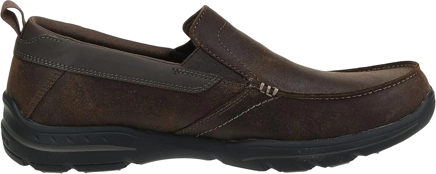 Лоферы с релаксированной посадкой Skechers, темно-коричневые — фото 4