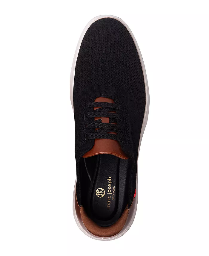 Мужские оксфорды Victory Street с технологией Hands-Free Slip On, легкие, из сетчатого материала Marc Joseph New York, черный — фото 4