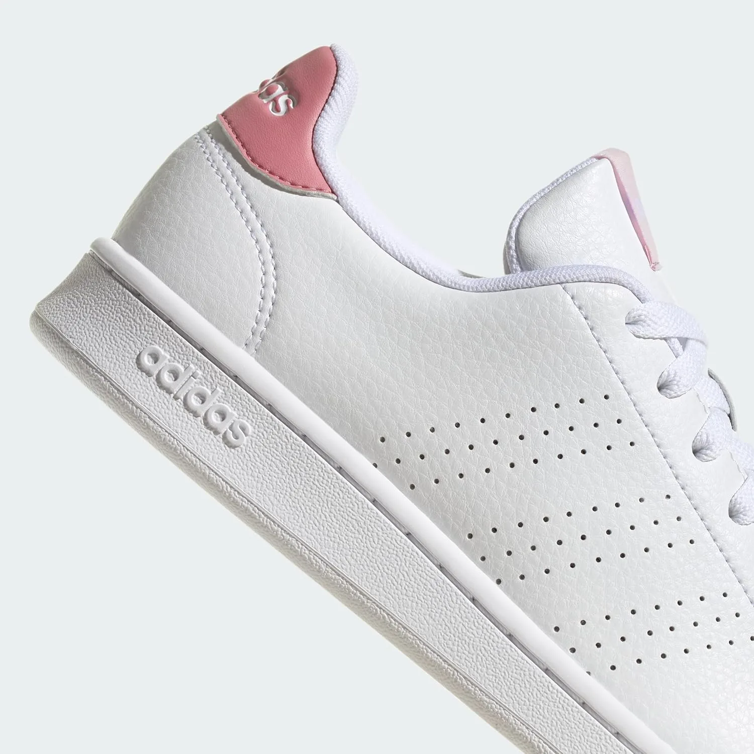 Мужские низкие кроссовки Adidas Advantage (не для футбола), белый/розовый — фото 4