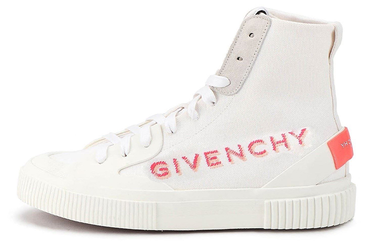 

Кеды женские Givenchy высокие, белый / красный