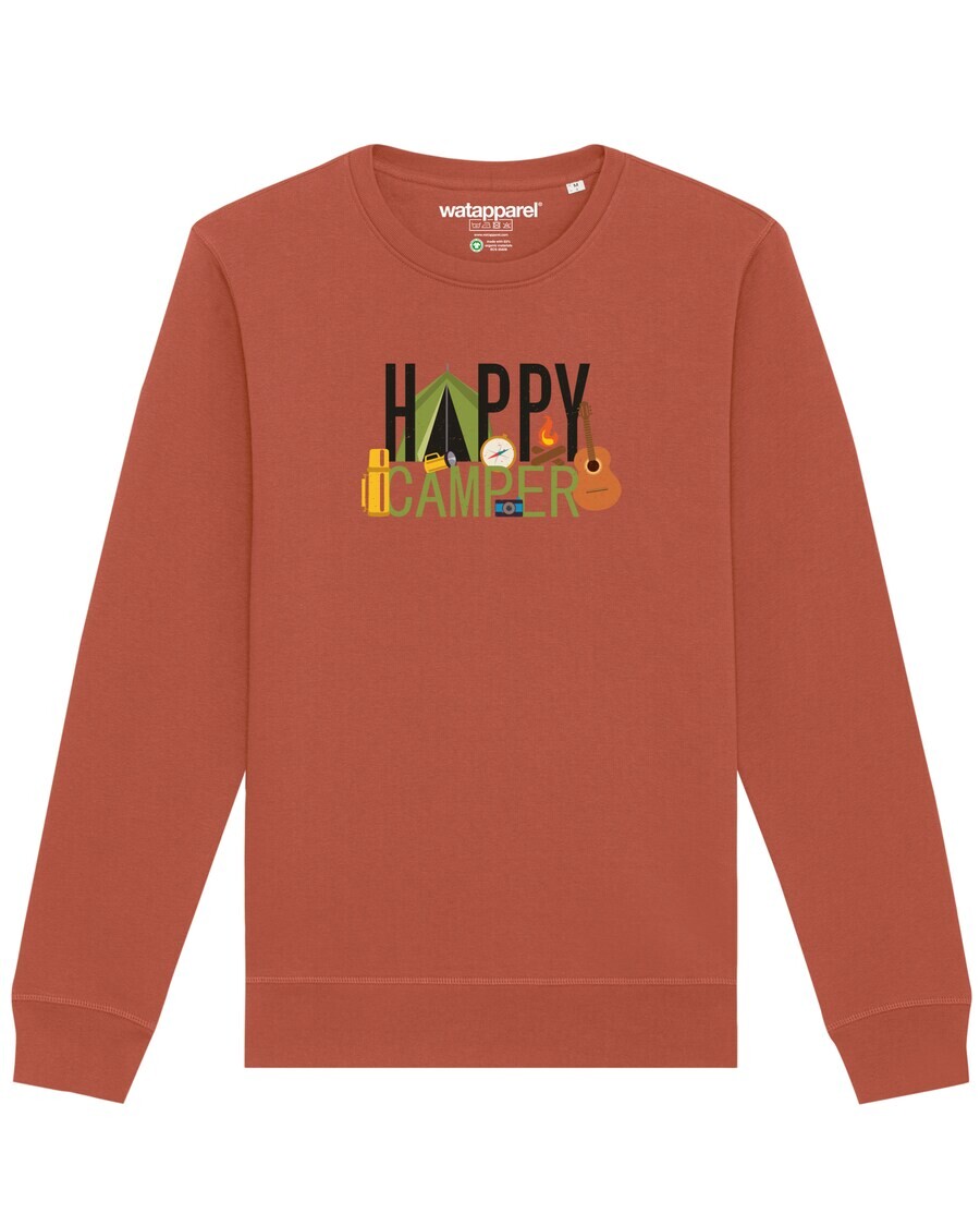

Свитер Watapparel Sweatshirt Happy Camper, светло-коричневый