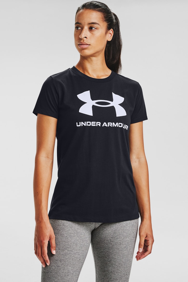 

Спортивная футболка с логотипом Sportstyle Rival Under Armour, черный