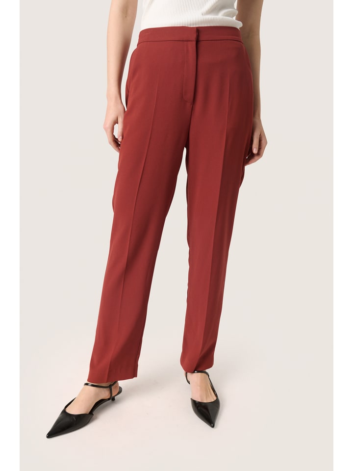 

Soaked in Luxury Брюки «Пропитанные роскошью» красного цвета