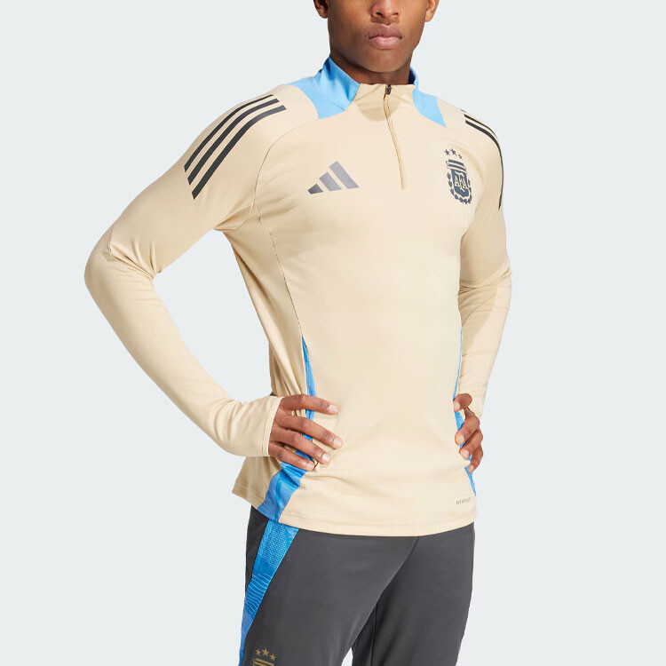 Толстовка мужская Tiro 24 Mist светло-коричневая Adidas, коричневый — фото 2