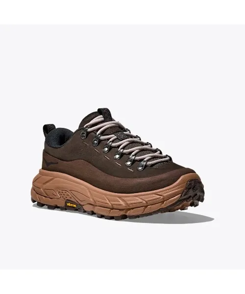 Мужские кроссовки HOKA Tor Summit из нубука коричневые — фото 4